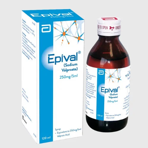 Epival Syrup 120ml – Seizures, Epilepsy & Bipolar Care