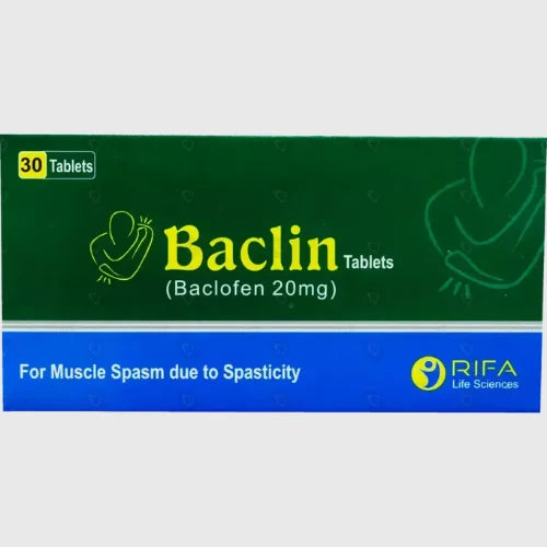 Baclin 20mg Tablet (Baclofen 20mg)