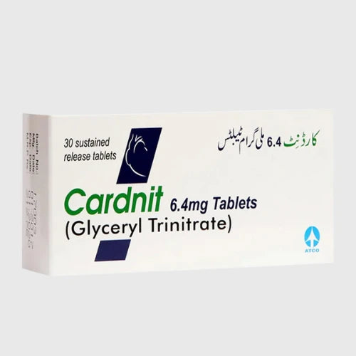 Cardnit 6.4mg Tablets (Glyceryl Trinitrate)