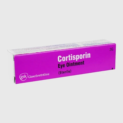 Cortisporin Ophthalmic Ointment 3g – Triple Antibiotic & Steroid Eye Treatment
