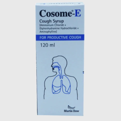 Cosome-E 120ml Syrup for Cough, Bronchitis & Asthma