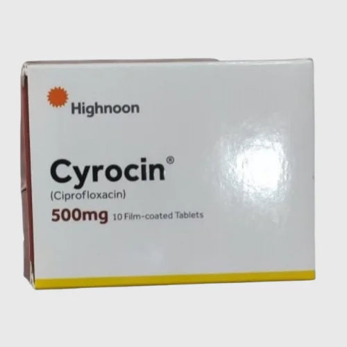 Cyrocin 500mg Tablet (Ciprofloxacin Hydrochloride 500mg)