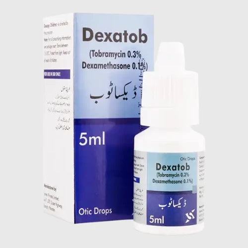 Dexatob Ear Drops 5ml (Tobramycin + Dexamethasone)
