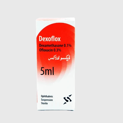 Dexoflox Eye Drops 5ml (Ofloxacin + Dexamethasone)