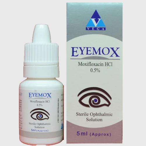 Eyemox Eye Drops 0.5% (Moxifloxacin)