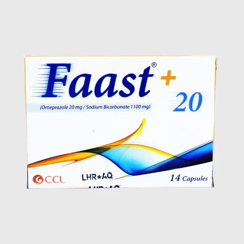 Faast Plus Capsules 20mg