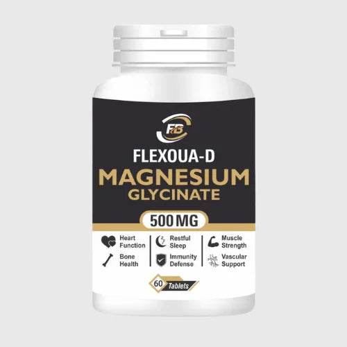 Fablous Flexoua-D Magnesium Glycinate 500mg, 60x