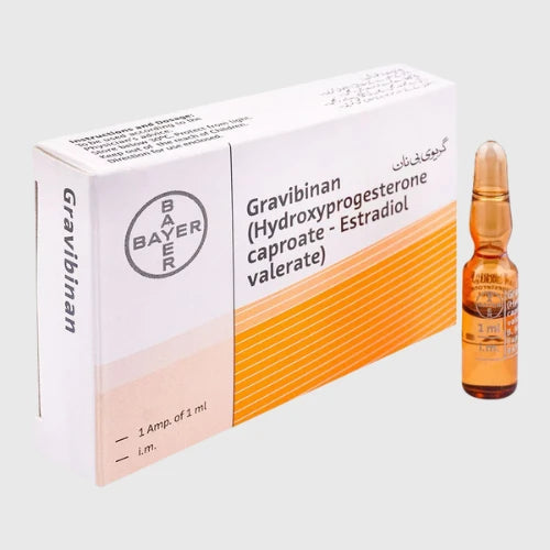 Gravibinan Injection 1ml (Hydroxyprogesterone + Estradiol Valerate)