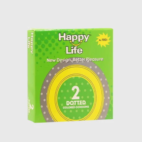 Happy Life Dotted Condoms
