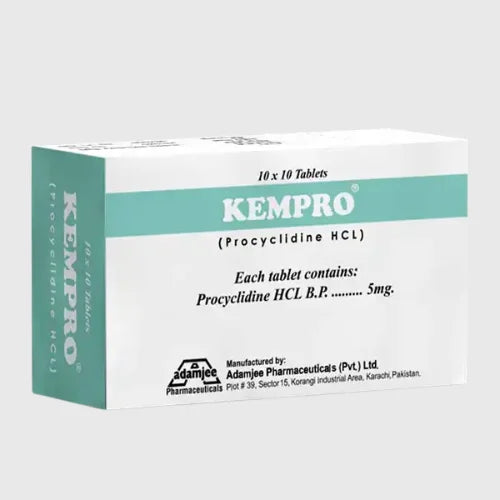 Kempro 5mg Tablet (Procyclidine Hydrochloride 5mg)