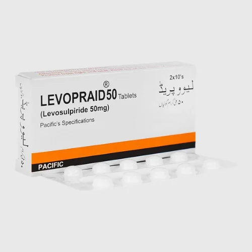 Levopraid 50mg Tablet (Levosulpiride 50mg)