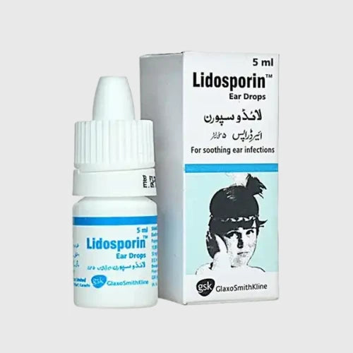 Lidosporin Ear Drops 5ml (Lidocaine + Polymyxin B + Neomycin)