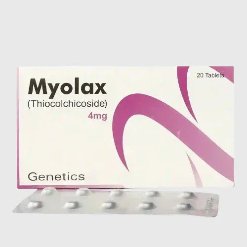 Myolax 4mg Tablet (Thiocolchicoside 4mg)