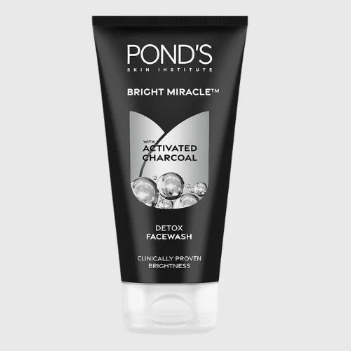 Pond's Bright Miracle Pure Detox Face Wash With Activated Charcoal 100g