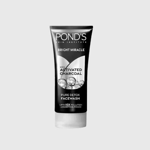 Pond's Bright Miracle Pure Detox Face Wash With Activated Charcoal 50g