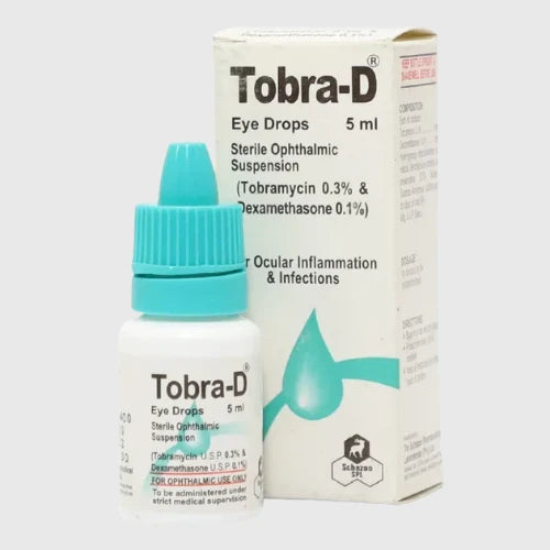 Tobra-D Eye Drops 5ml (Tobramycin + Dexamethasone)
