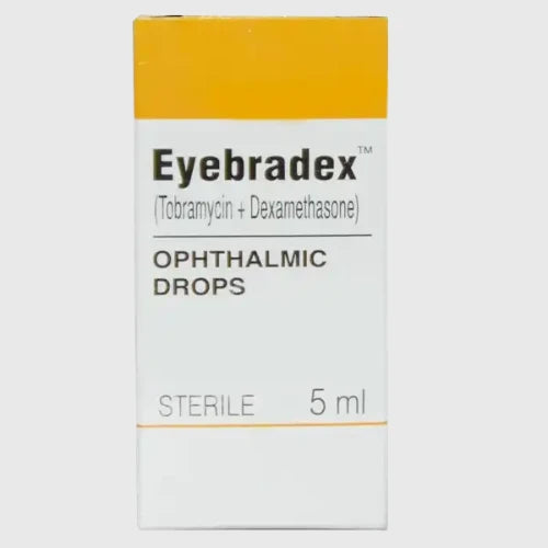 Eyebradex Eye Drops 5ml (Tobramycin + Dexamethasone)